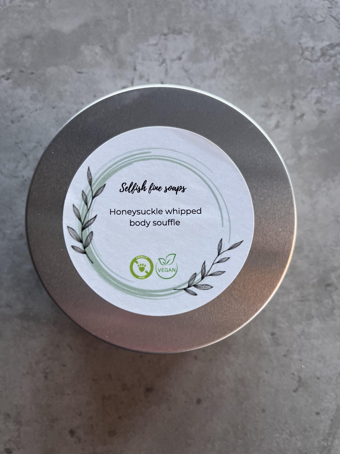 Honeysuckle whipped body souffle - Selfish Fine Soaps