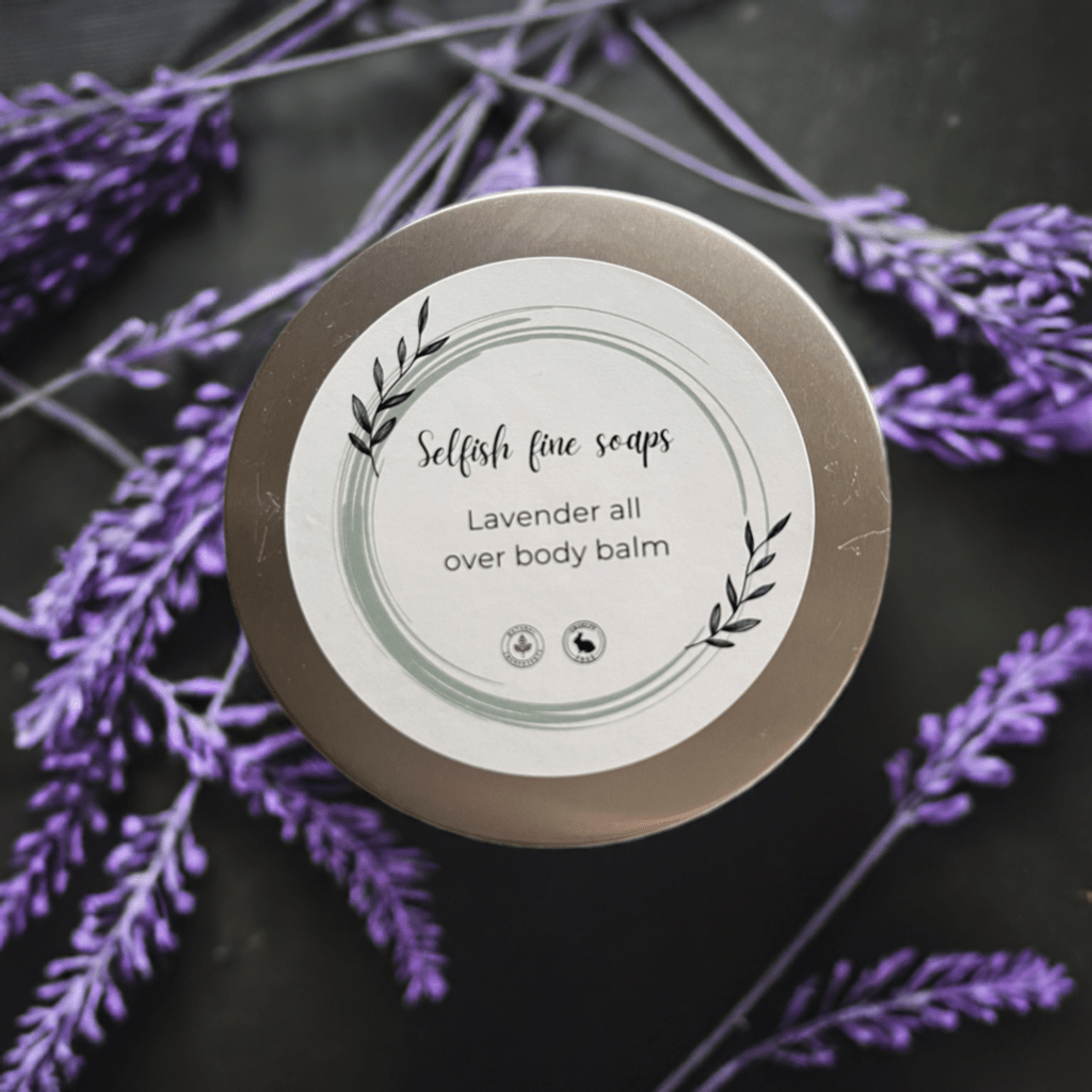 Lavender all over body balm - Selfish Fine Soaps