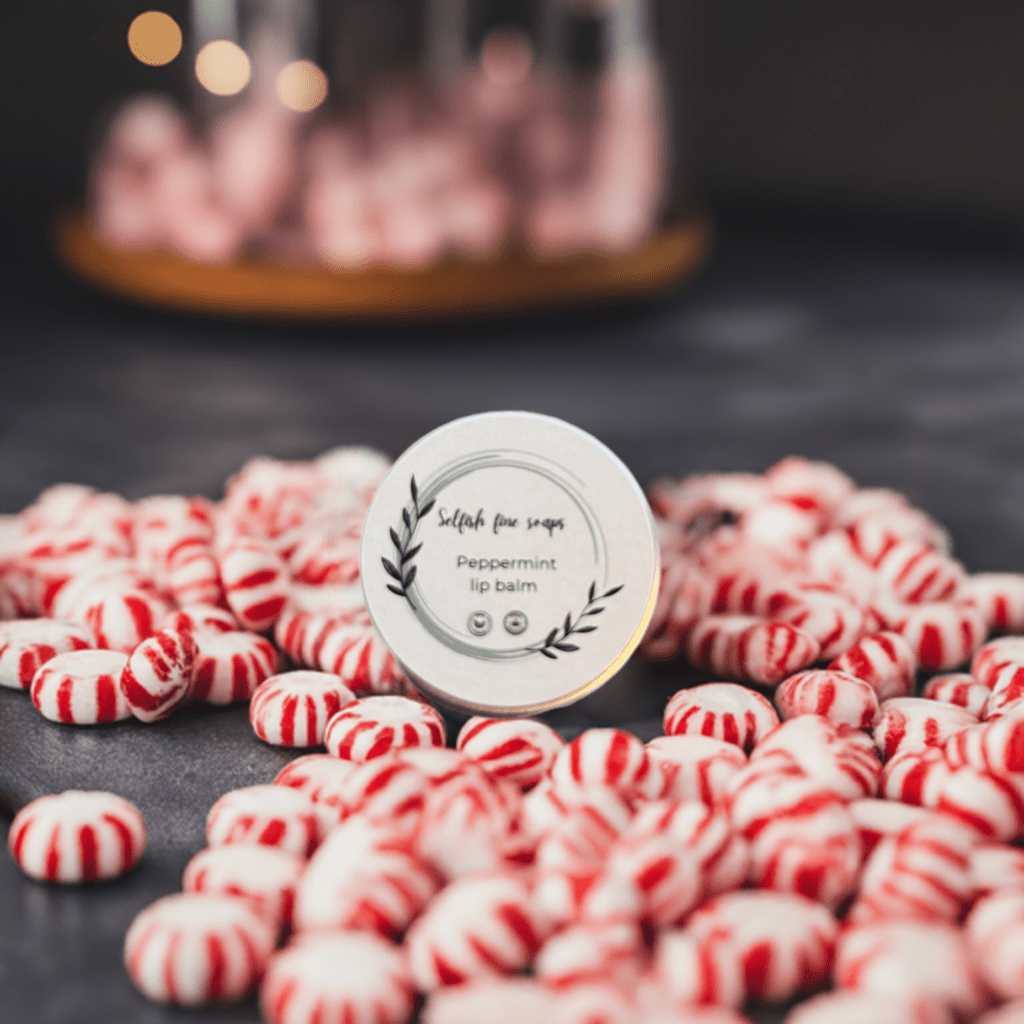 Peppermint lip balm - Selfish Fine Soaps