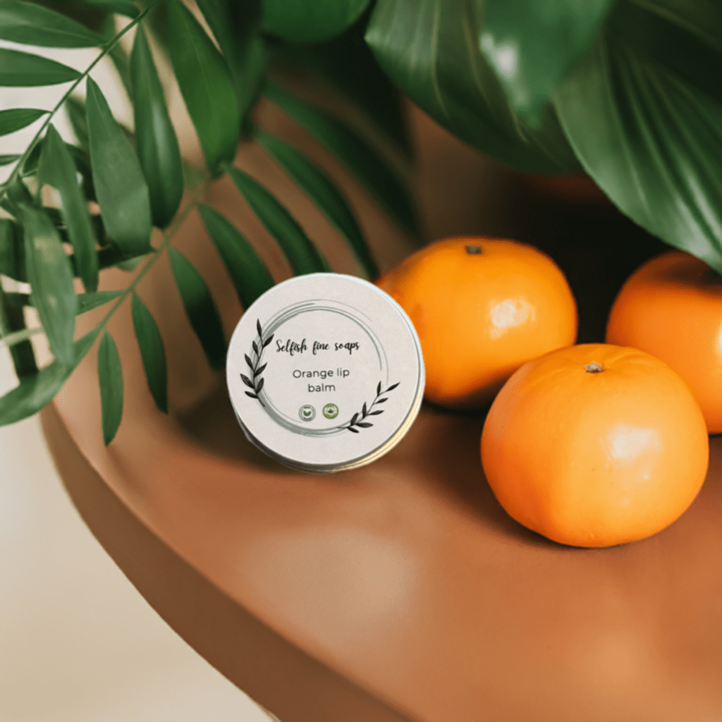 Orange lip balm - Selfish Fine Soaps