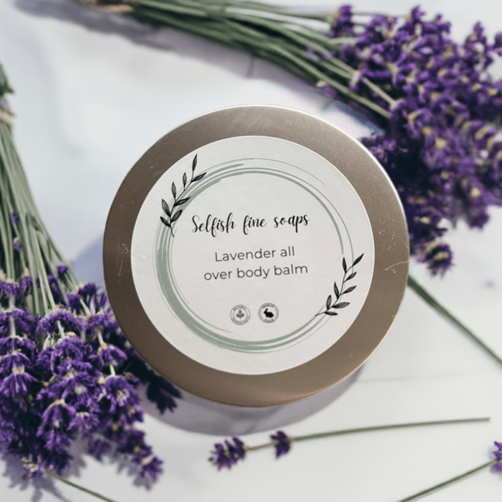 Lavender all over body balm - Selfish Fine Soaps