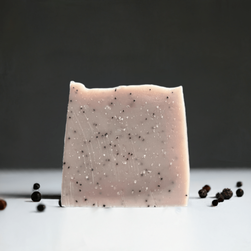 Sandalwood and black pepper cold processed soap - Selfish Fine Soaps