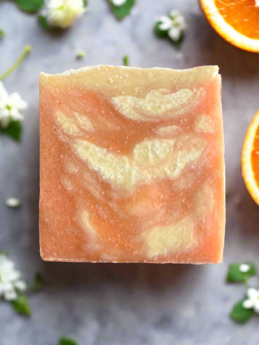Grapefruit refresher cold processed soap - Selfish Fine Soaps