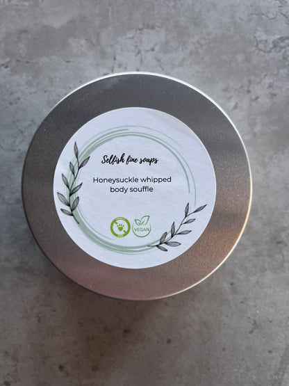 Honeysuckle whipped body souffle - Selfish Fine Soaps