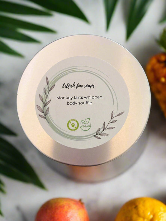 Monkey farts whipped body souffle - Selfish Fine Soaps