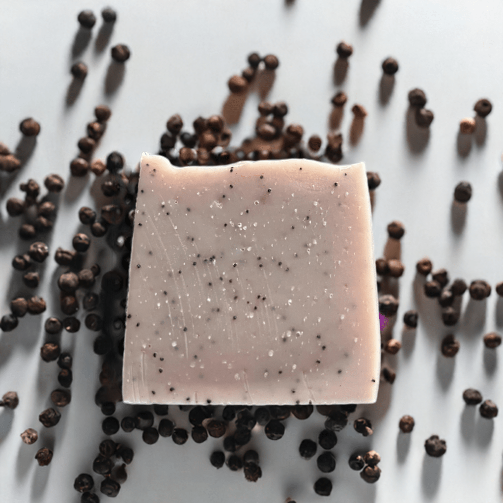 Sandalwood and black pepper cold processed soap - Selfish Fine Soaps