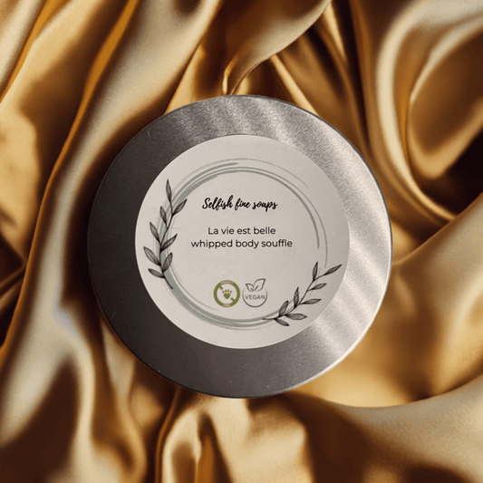 La vie est belle whipped body soufle - Selfish Fine Soaps
