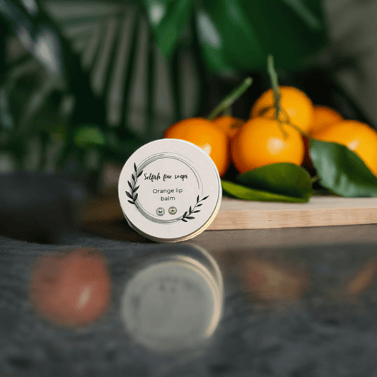 Orange lip balm - Selfish Fine Soaps