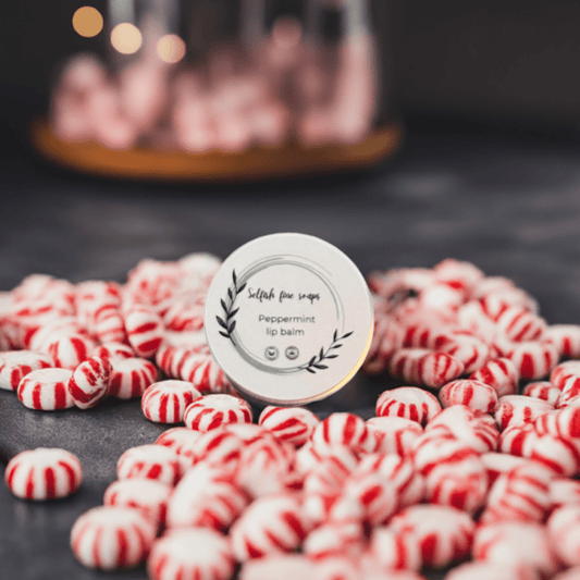 Peppermint lip balm - Selfish Fine Soaps